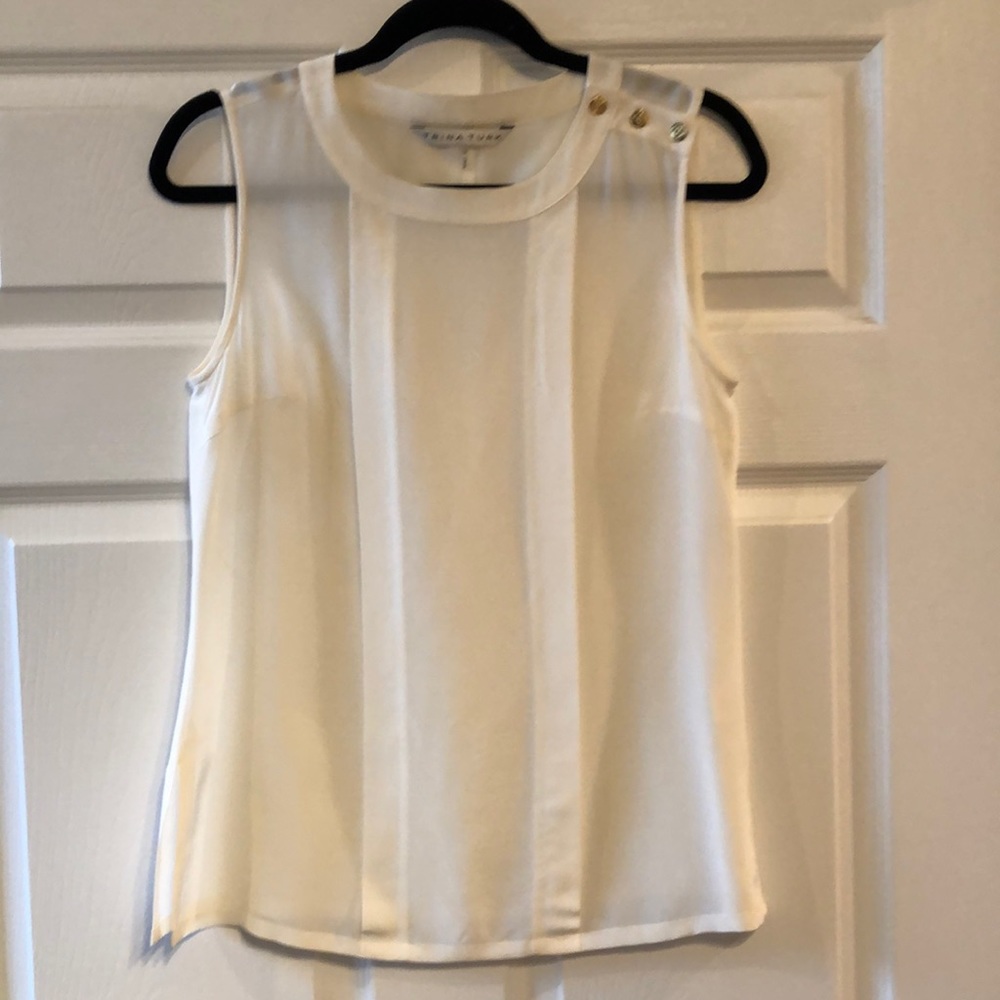 Trina Turk Silk Sleeveless Blouse
